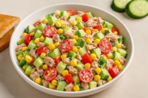 سلطة التونة بالخضار